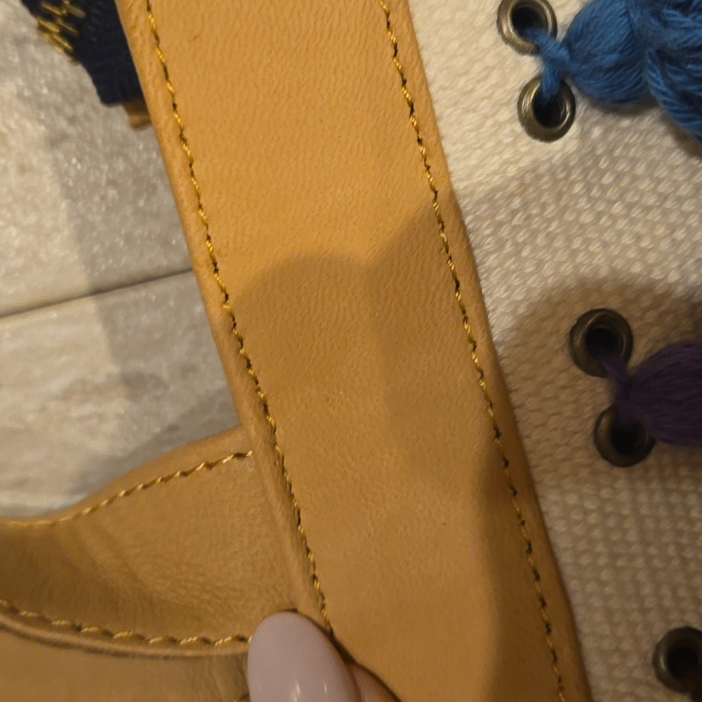 NWT Noonday Collection La Gloria Multi-Colored Bohemian Tassel Zipper Tote - Picture 5 of 16